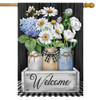 CRATED MASON JAR HOUSE FLAG