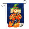 HAPPY FALL SCARECROW BURLAP GARDEN FLAG HAPPY FALL SCARECROW BURLAP GARDEN FLAG