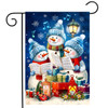 SINGING SNOWMEN GARDEN FLAG