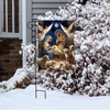 CHRIST IS BORN GARDEN FLAG CHRIST IS BORN GARDEN FLAG