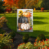 PUMPKIN BASKET STACK GARDEN FLAG