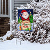 SANTA STOP HERE DOUBLE SIDED GARDEN FLAG SANTA STOP HERE DOUBLE SIDED GARDEN FLAG