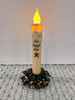 7" TIMER TAPER CANDLE LIVE LAUGH LOVE WITH STAR