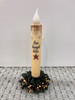 7" TIMER TAPER CANDLE LIVE LAUGH LOVE WITH STAR