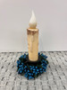 4" TIMER TAPER CANDLE CREAM W/ CINNAMON