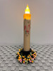 7" TIMER TAPER CANDLE MISS BUNNY FACE FLORAL