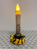 7" TIMER TAPER CANDLE BUTTERFLY PANORAMA