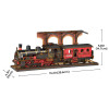 3D PUZZLE CREATION SET - STEAM JOURNEY - TRAIN