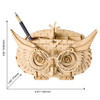 3D WOODEN PUZZLE-OWL STORAGE BOX