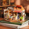 DIY MINIATURE HOUSE KIT CORNER BOOKSTORE