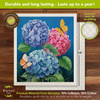 COLORFUL HYDRANGEAS SWEDISH DISHCLOTH