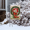 CHRISTMAS COWBOY BOOTS GARDEN FLAG