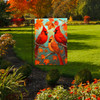 FALL CARDINAL TRIO GARDEN FLAG