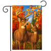 AUTUMN DEER PAIR GARDEN FLAG