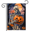 SKELETON JACK GARDEN FLAG