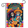DAY OF THE DEAD GARDEN FLAG