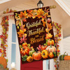 THANKFUL BLESSINGS DOUBLE SIDED HOUSE FLAG