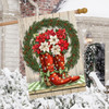 CHRISTMAS COWBOY BOOTS HOUSE FLAG