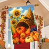 AUTUMN HARVEST GOLDFINCH HOUSE FLAG