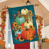 AUTUMN PUMPKIN CRATES HOUSE FLAG
