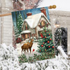 WINTER WONDERLAND HOME HOUSE FLAG