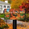 AUTUMN TURKEY PAIR MAILBOX COVER