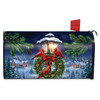 CARDINAL LANTERN WREATH MAILBOX COVER