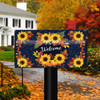 AUTUMN SUNFLOWERS WELCOME MAILBOX COVER