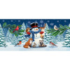 SNOWMAN WINTER CRITTERS MINI MAT