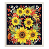 AUTUMN SUNFLOWERS WELCOME SWEDISH DISHCLOTH