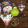 FRIENDLY SNOWMAN HOT AIR BALLOON
