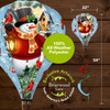 WINTER LANTERN SNOWMAN HOT AIR BALLOON