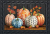 ELEGANT PUMPKINS HOME DOORMAT