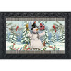 WINTER WELCOME SNOWMAN DOORMAT