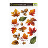AUTUMN COLOR LEAVES WINDOW CLINGS