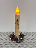 7" TIMER TAPER SNOWMAN W/ BROOM (157172-1-1408)