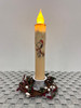 7" SNOOPY W/ WOODSTOCK TIMER TAPER CANDLE (152432-1011A)