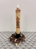 7" TIMER TAPER SCARECROW WITH CAT (157173)