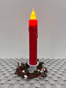 7" TIMER TAPER CANDLE RED DIAMOND DUST (157167-744-7)