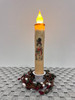 7" TIMER TAPER SNOWMAN W/ HOLLY (152428-732)