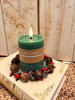  4" Green LED Pillar Candle