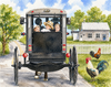 AMISH CHILDREN BUGGY RIDE SHELFIE