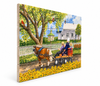 Black Eye Susans and Amish 9x12-3d