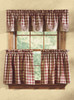 YORK WINE POINT VALANCE - SIZE: 72 X 15