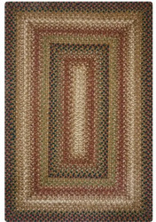 Homespice Decor - 27 x 45 Oval Flint Hill Jute Braided Rug