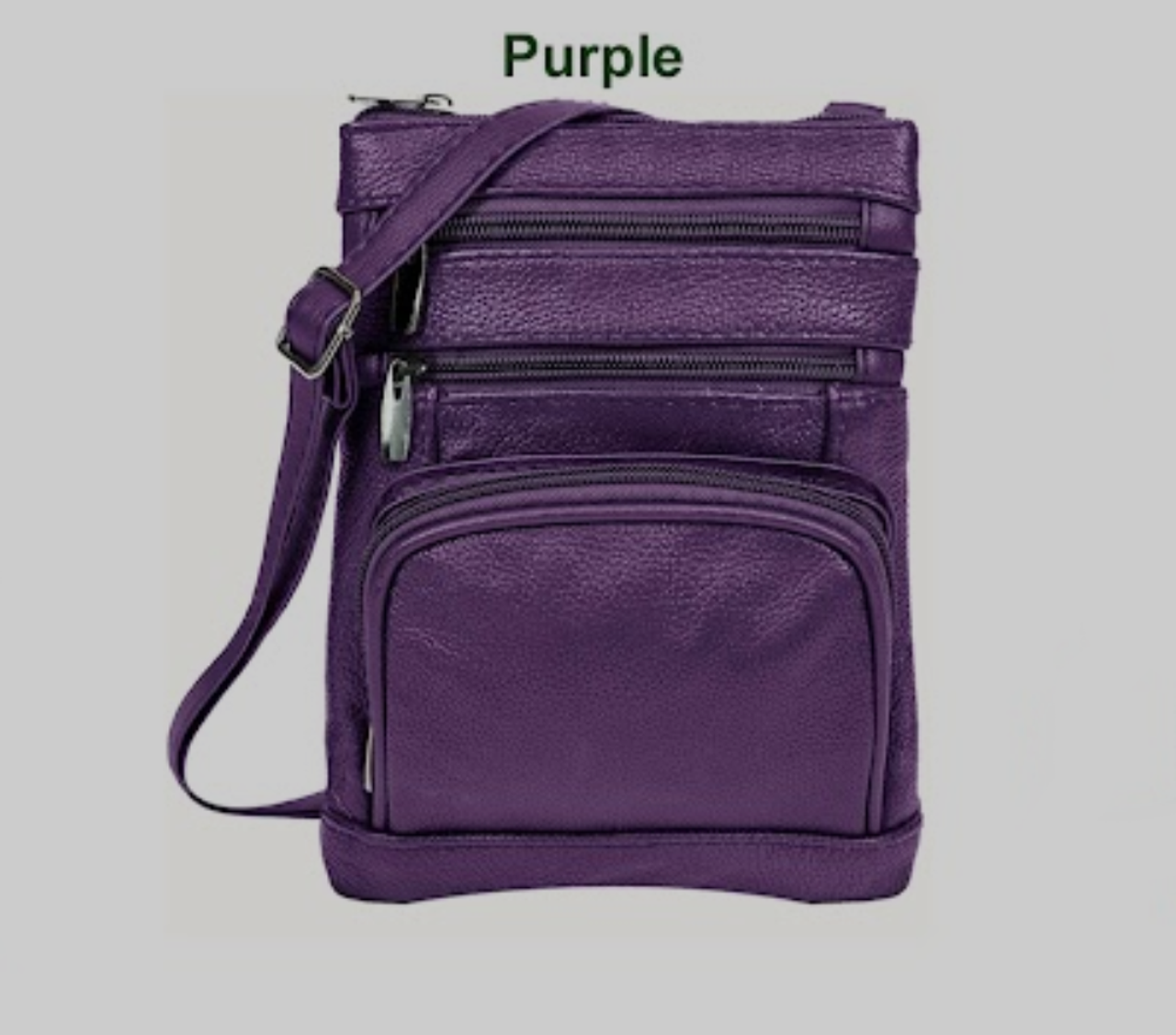 Leather Tote Bag: Purple Kodiak Tote | leather handbags by KMM & Co.