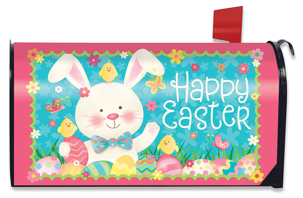 EASTER BUNNY AND CHICKS MAILBOX COVER Jake's Country Trading Post