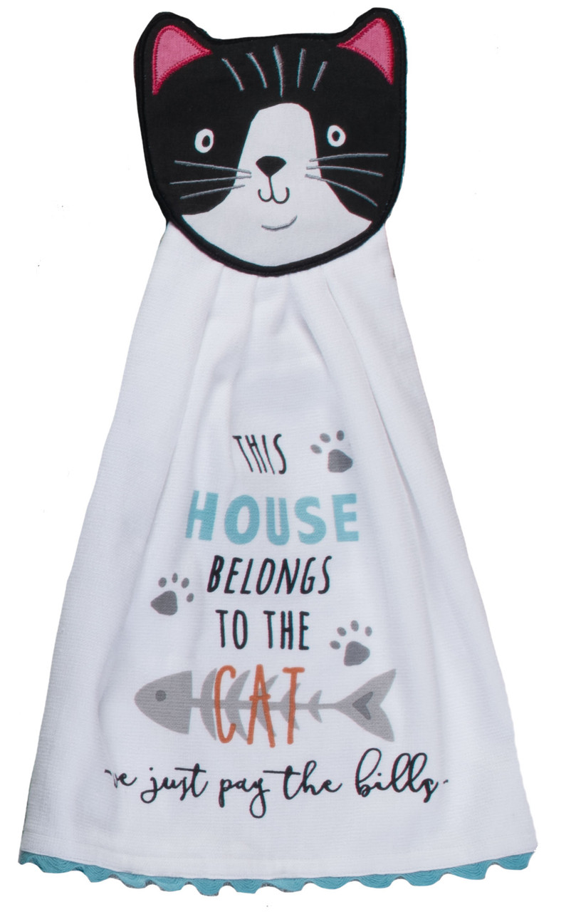 Kay Dee Designs Cat House Hang-Ups Towel - Thumbnail 2