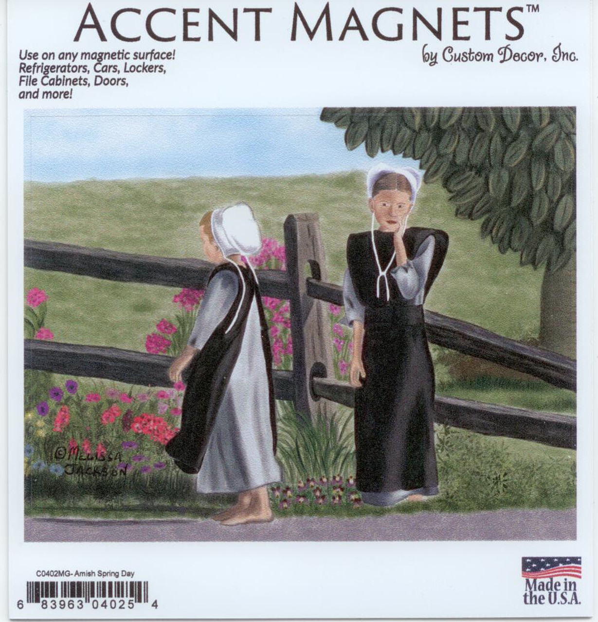 Amish Spring Day Magnet Art Jake S Country Trading Post