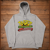 JAKES LOGO HOODED SWEATSHIRT-GREY